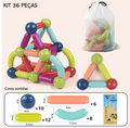 Bastões de brinquedo magnéticos